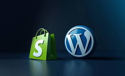 shopify wordpress icons